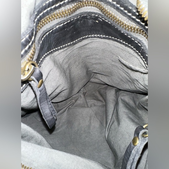 Costanza Rota | Black Leather Studded Should Bag - Picture 3 of 4